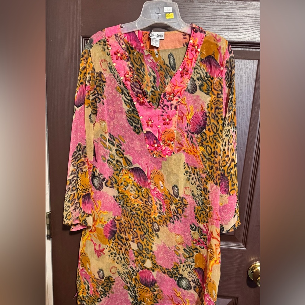 Signature Multicolor Animal Print Top